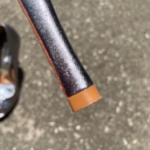 Badgley Mischka Silver Peep Toe Crystal Brooch Pumps - Picture 9 of 13